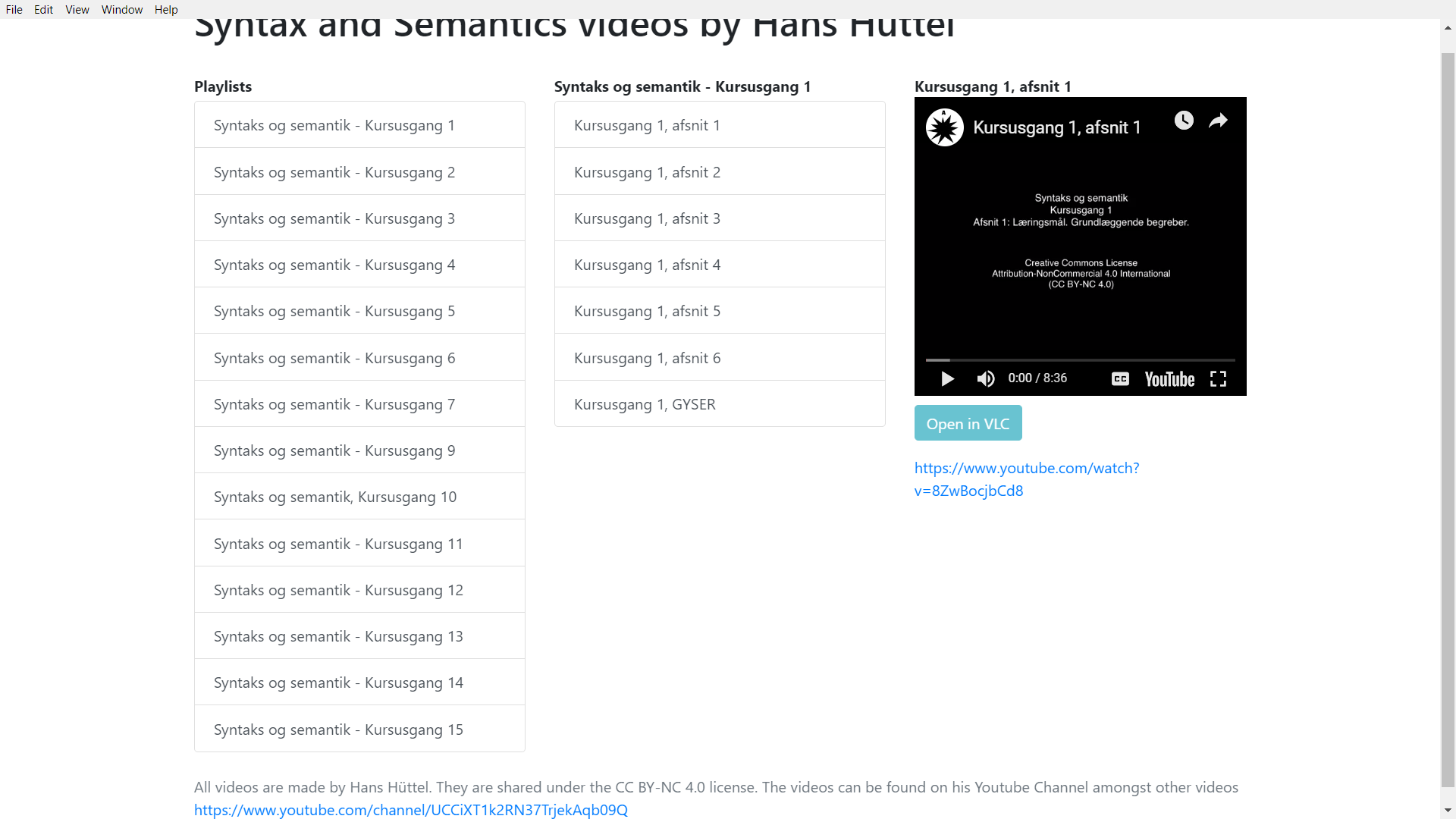 The electron app Electron app